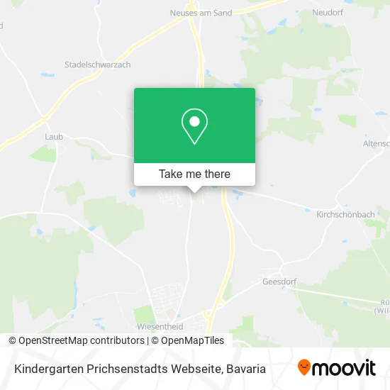 Карта Kindergarten Prichsenstadts Webseite