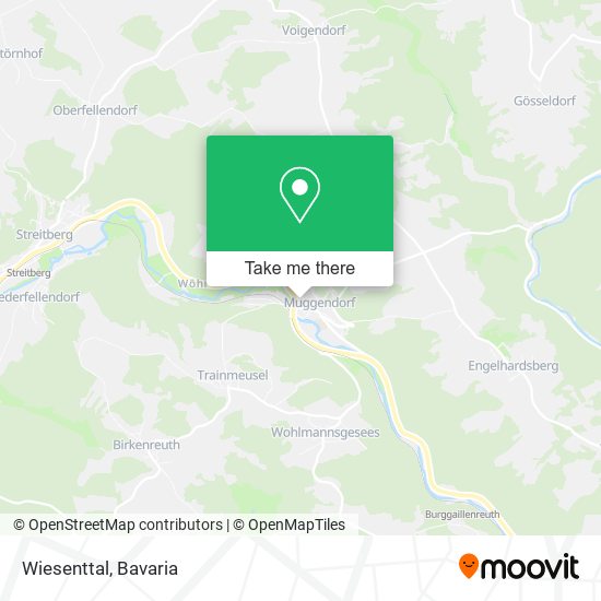 Wiesenttal map