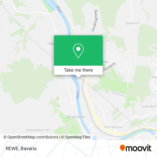 REWE map