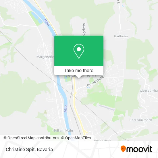 Карта Christine Spit