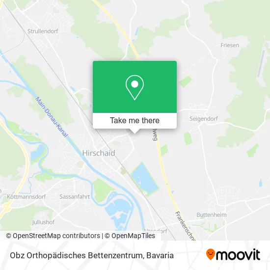 Карта Obz Orthopädisches Bettenzentrum