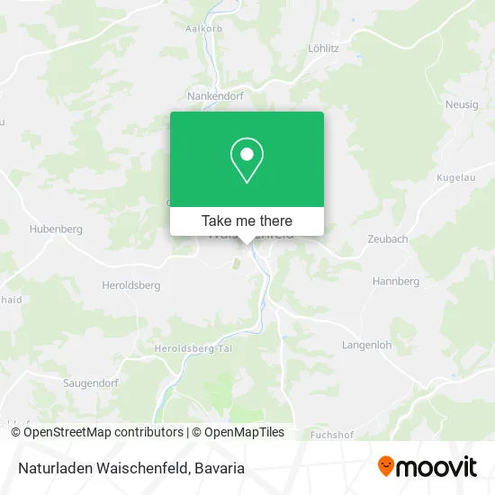 Карта Naturladen Waischenfeld