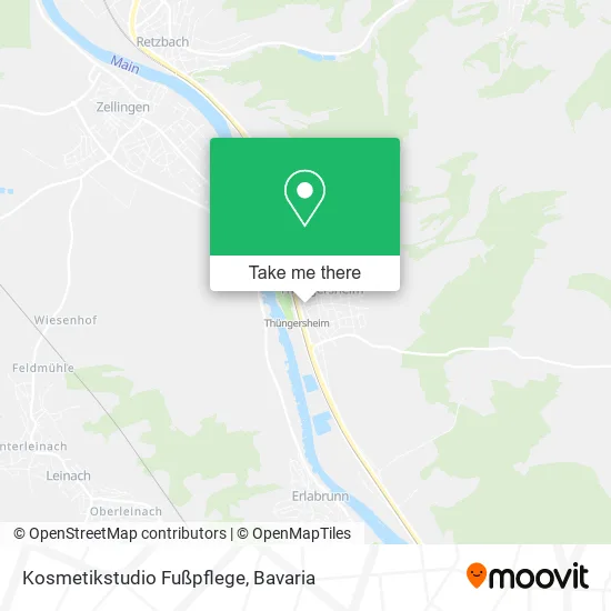Карта Kosmetikstudio Fußpflege