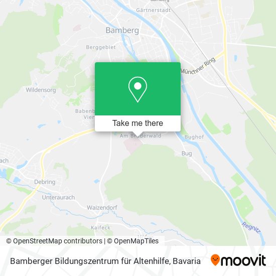 Bamberger Bildungszentrum für Altenhilfe map