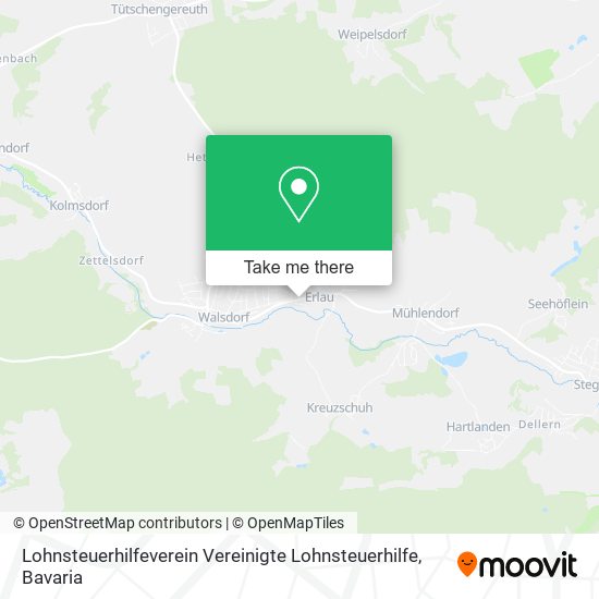 Карта Lohnsteuerhilfeverein Vereinigte Lohnsteuerhilfe