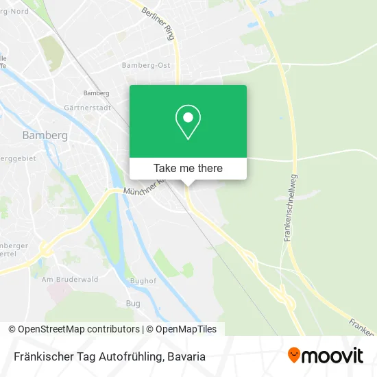 Карта Fränkischer Tag Autofrühling