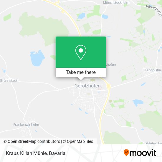 Kraus Kilian Mühle map