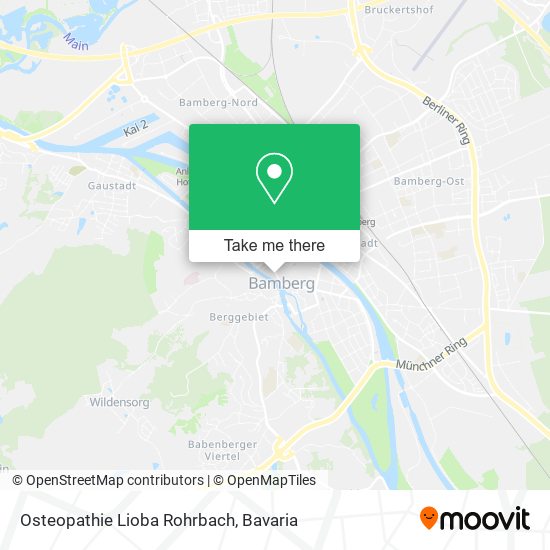 Osteopathie Lioba Rohrbach map