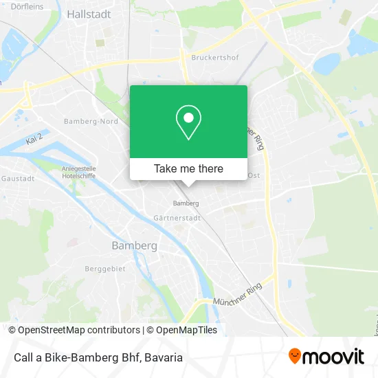 Карта Call a Bike-Bamberg Bhf