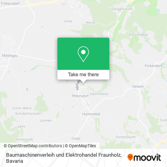 Baumaschinenverleih und Elektrohandel Fraunholz map