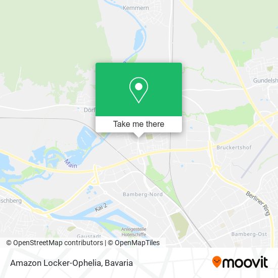 Amazon Locker-Ophelia map