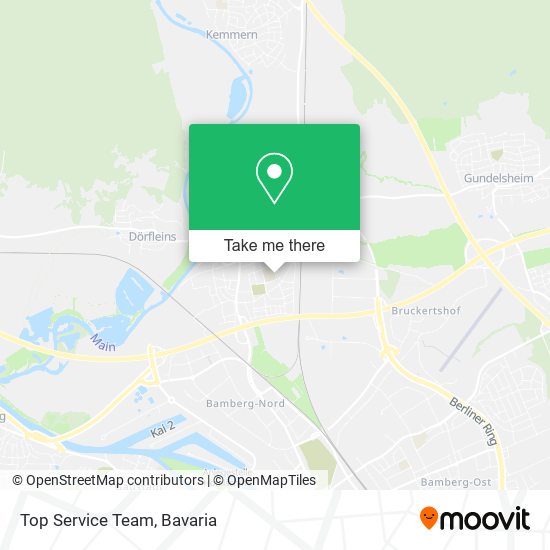 Top Service Team map