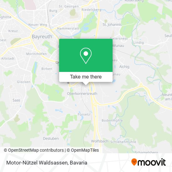 Motor-Nützel Waldsassen map