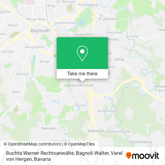 Buchta Werner Rechtsanwälte, Bagnoli Walter, Varel von Hergen map