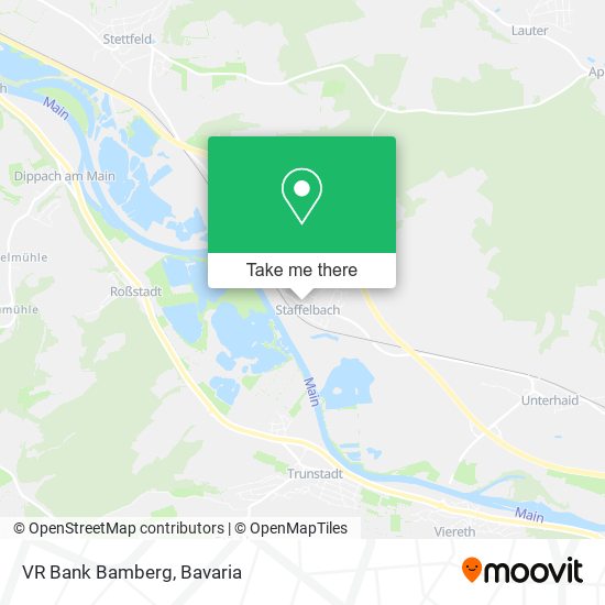 VR Bank Bamberg map