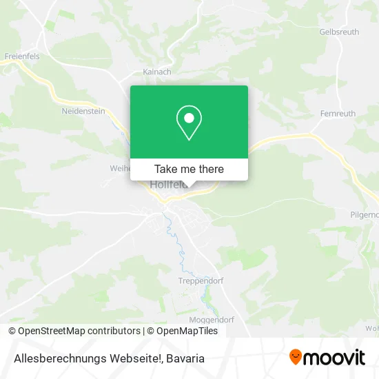 Карта Allesberechnungs Webseite!