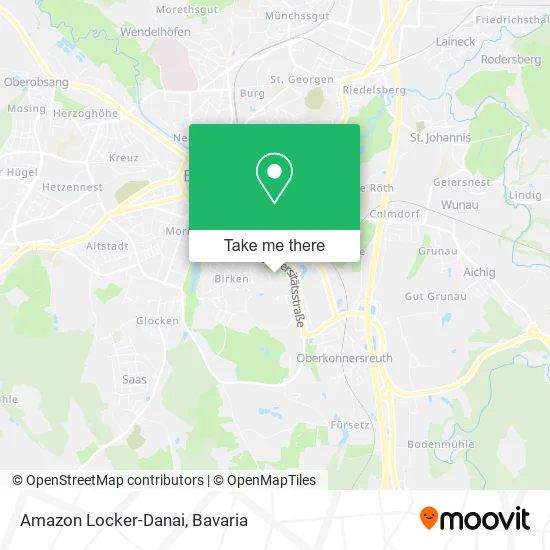 Карта Amazon Locker-Danai