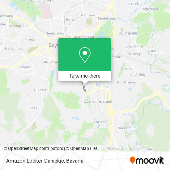 Карта Amazon Locker-Daniekje