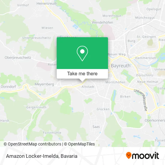 Карта Amazon Locker-Imelda