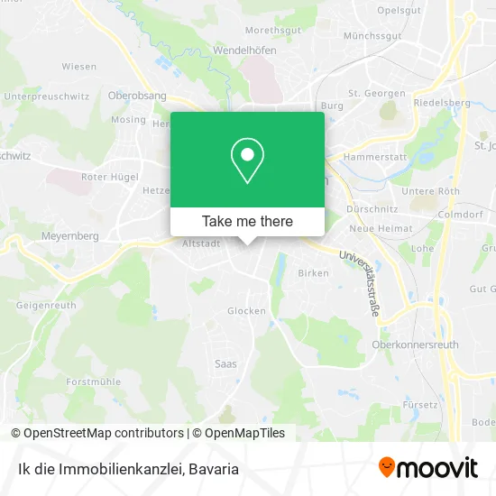 Карта Ik die Immobilienkanzlei
