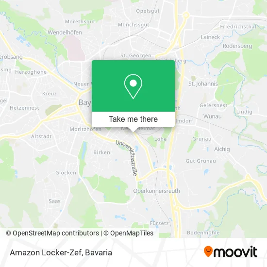 Карта Amazon Locker-Zef