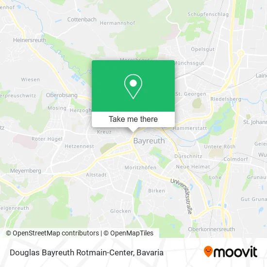 Карта Douglas Bayreuth Rotmain-Center