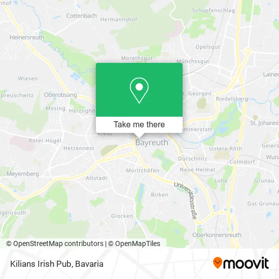 Карта Kilians Irish Pub