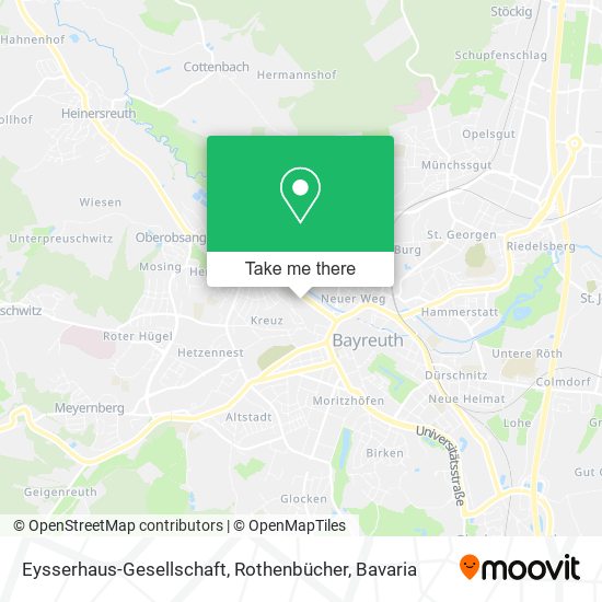 Eysserhaus-Gesellschaft, Rothenbücher map