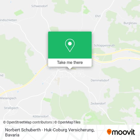 Norbert Schuberth - Huk-Coburg Versicherung map