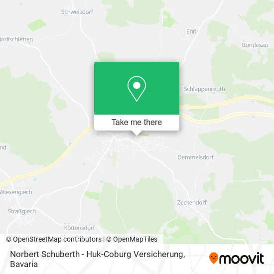 Карта Norbert Schuberth - Huk-Coburg Versicherung