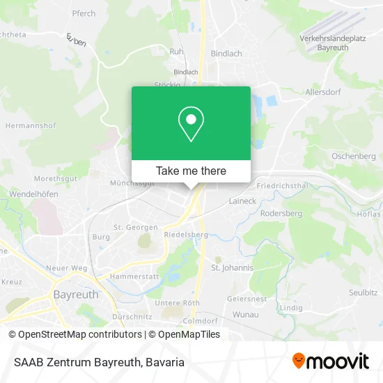 Карта SAAB Zentrum Bayreuth