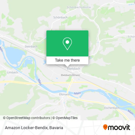 Amazon Locker-Bendix map