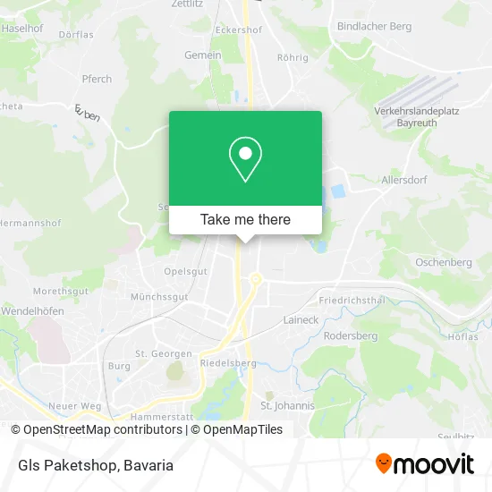 Карта Gls Paketshop
