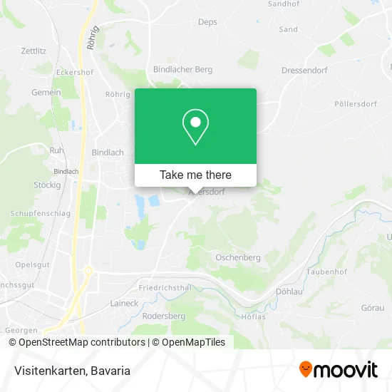Карта Visitenkarten