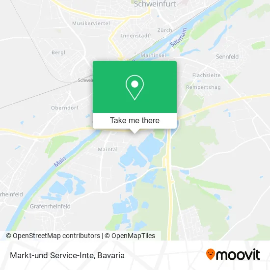 Карта Markt-und Service-Inte