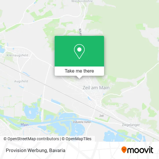 Карта Provision Werbung