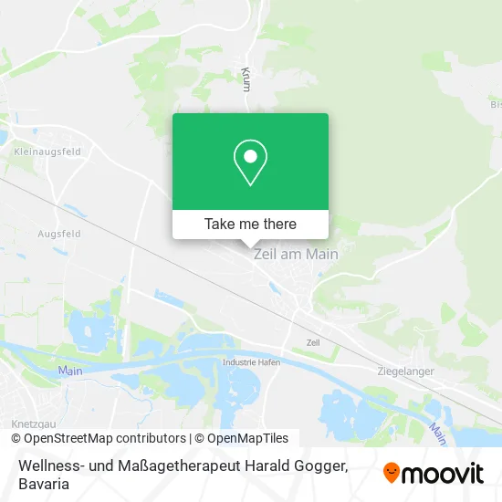 Карта Wellness- und Maßagetherapeut Harald Gogger