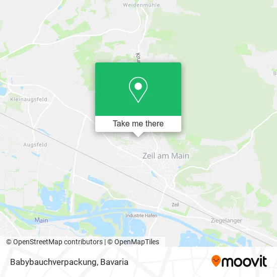 Карта Babybauchverpackung