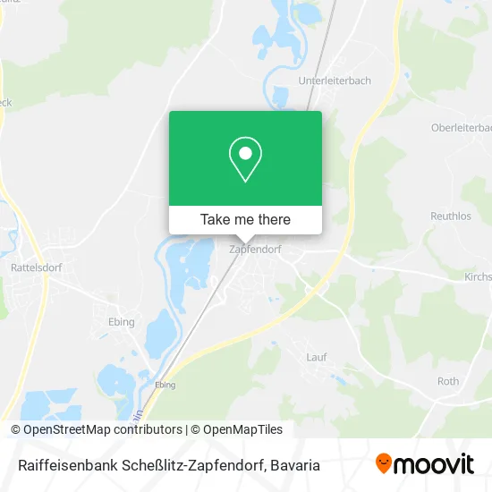 Карта Raiffeisenbank Scheßlitz-Zapfendorf