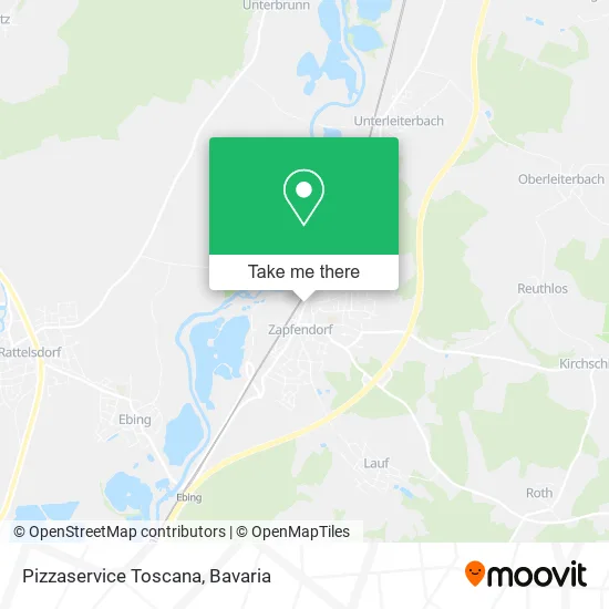 Карта Pizzaservice Toscana