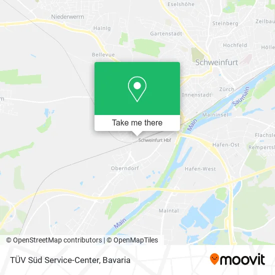 Карта TÜV Süd Service-Center