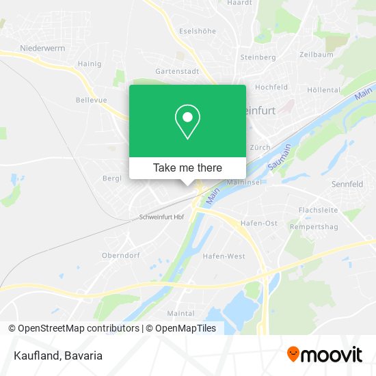 Kaufland map