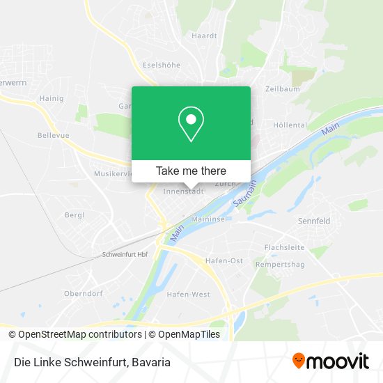 Die Linke Schweinfurt map