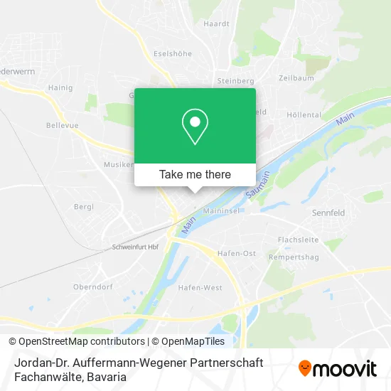 Карта Jordan-Dr. Auffermann-Wegener Partnerschaft Fachanwälte