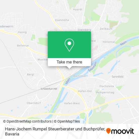 Hans-Jochem Rumpel Steuerberater und Buchprüfer map