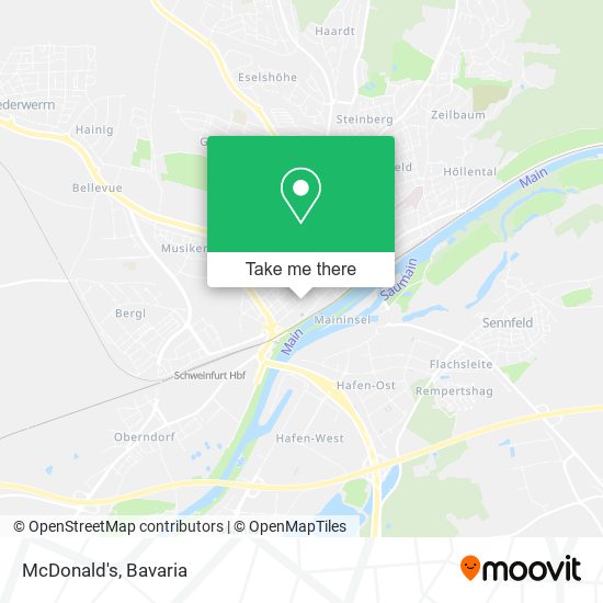 Карта McDonald's