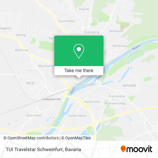 TUI Travelstar Schweinfurt map