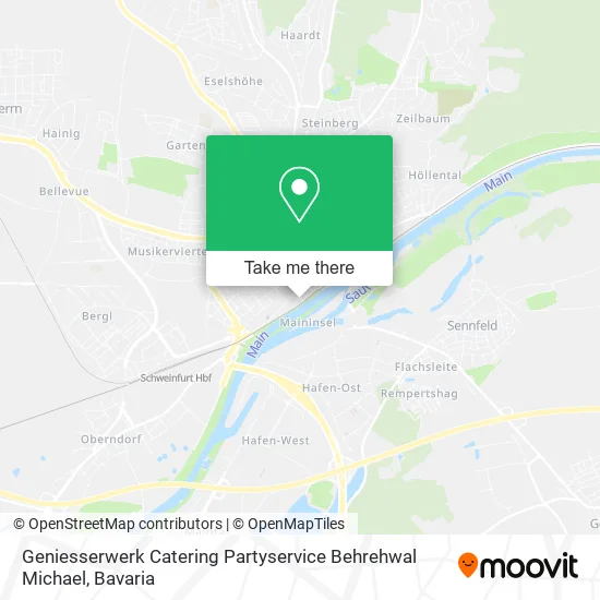 Карта Geniesserwerk Catering Partyservice Behrehwal Michael