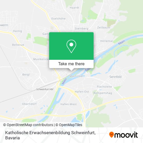 Katholische Erwachsenenbildung Schweinfurt map