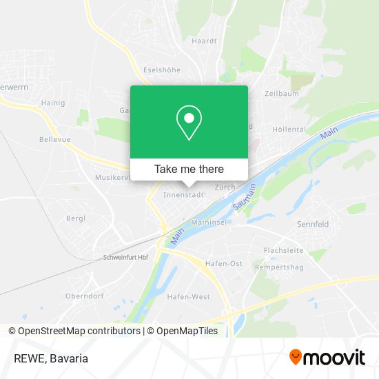 REWE map